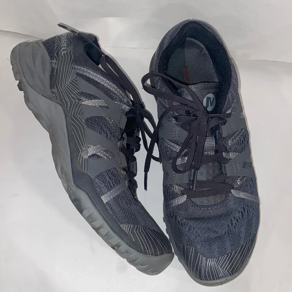 MERRELL SNEAKER Gray Lace Up Running Walking J46574 Women size: 7.5 - Picture 9 of 14